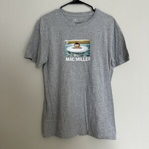 Mac Miller Grey Swimming Pool T-Shirt, Size: Medium Products By Mac Miller